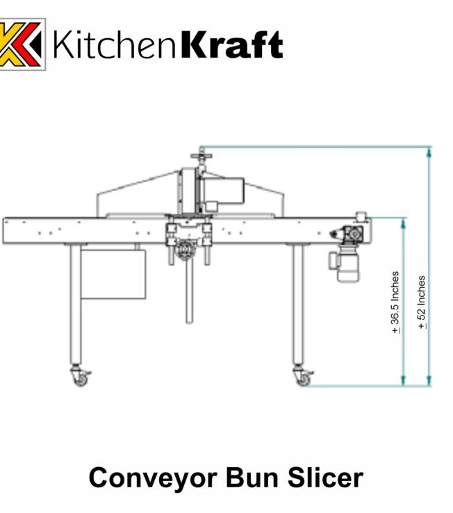 Conveyor Bun Slicer